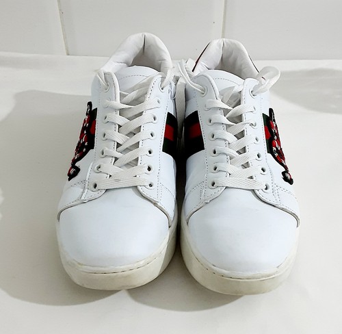 Gucci ace mens white - gucci, leather