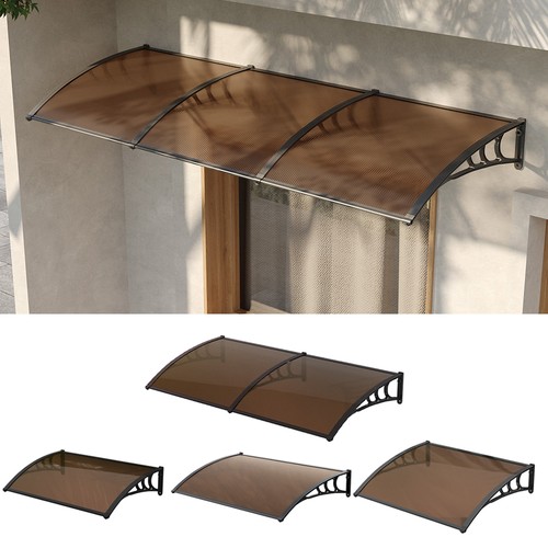 Arched front door canopy porch - front,