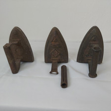 Vintage Cast Iron Flat Irons Set Of 3