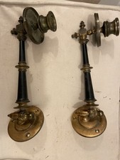 Antique brass piano  sconces