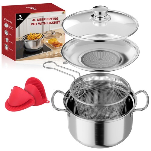 Deep fryer pot with - fryer,