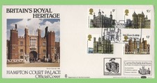G.B. 1978 Historic Buildings set on Benham First Day Cover, Hampton Court