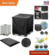 Durable Black IBC Tote Cover -