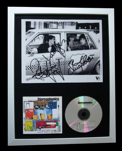 STEREOPHONICS+SIGNED+FRAMED+WO
