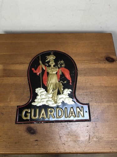 Vintage guardian tin - guardian,