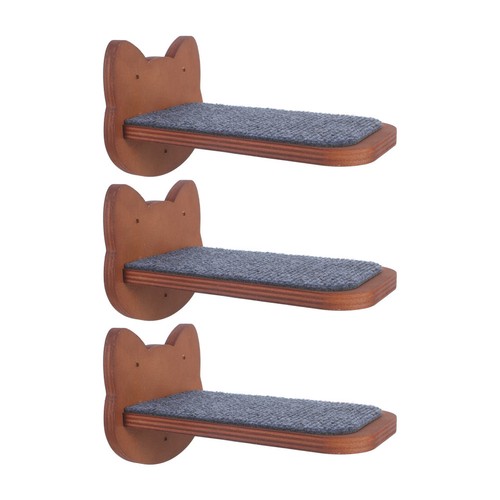 3pcs cat wall shelves - wall,