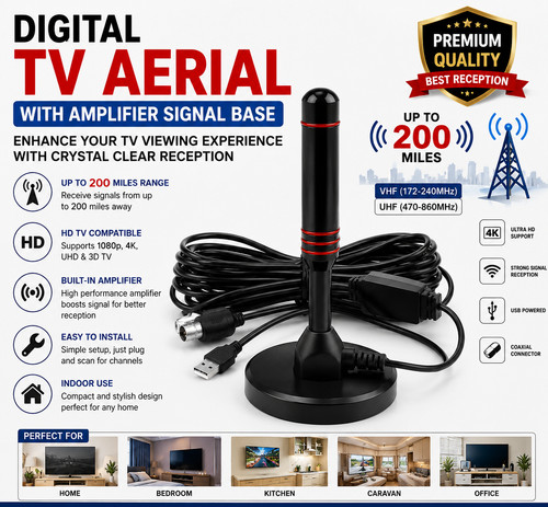 Aerial digital indoor tv - digital,