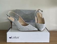 Lotus Silver Shimmer Shoes &