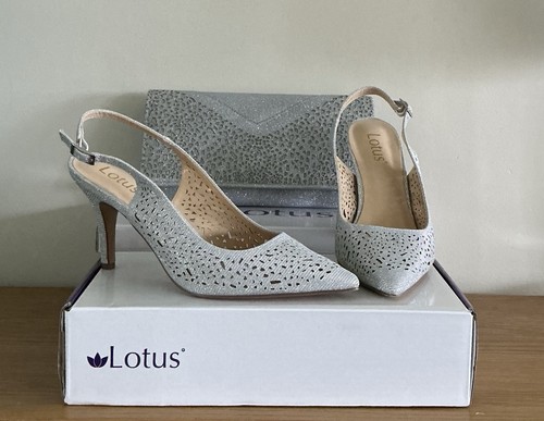 Lotus silver shimmer shoes - shoes, &