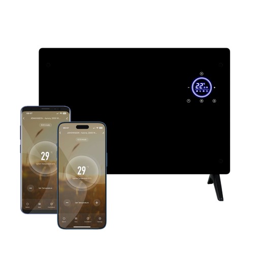 Smart wifi glass - glass, heater