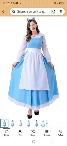 Belle costume adult size - belle,