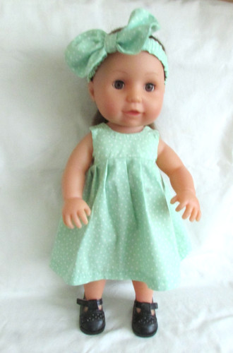 New doll mint green - new,