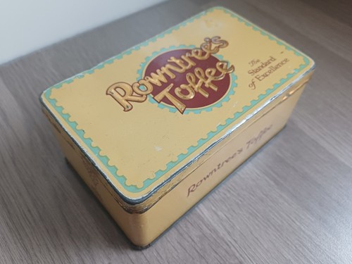 Vintage rowntrees toffee tin - rowntrees,