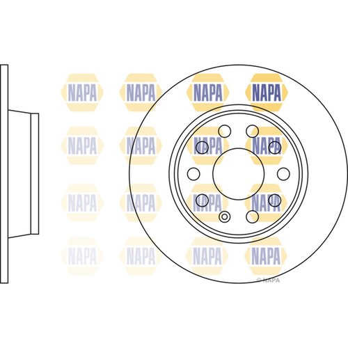 Brake discs solid - brake, for