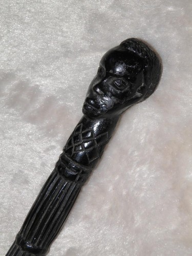 Antique african walking stick - african,