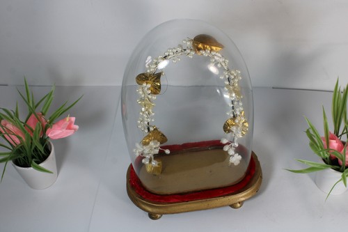 1960 french glass dome - glass,