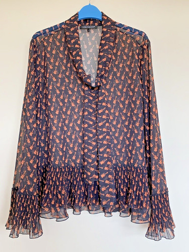 Luisa cerano chiffon blouse - luisa,