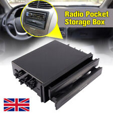 Universal Car Single/Double Din Radio Pocket Kit Drink-Cup Holder Storage Box UK