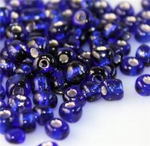 80g silver lined glass seed - 80g,