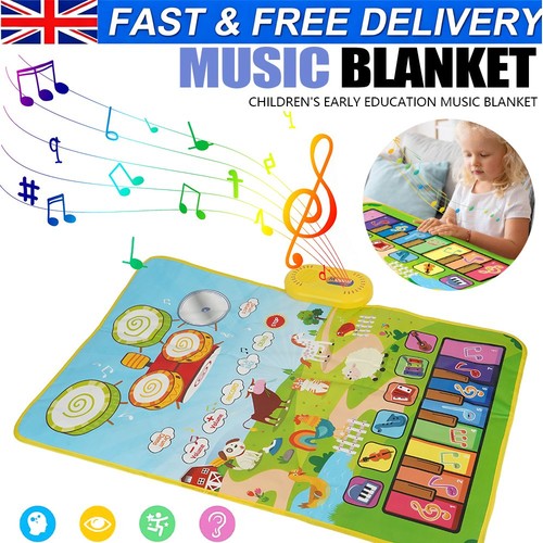Kids musical piano mat animal - musical,