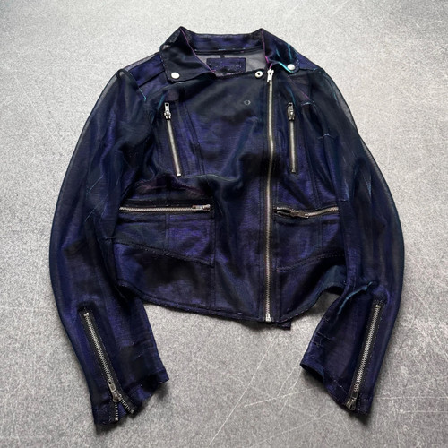 Vintage iridescent biker - iridescent,