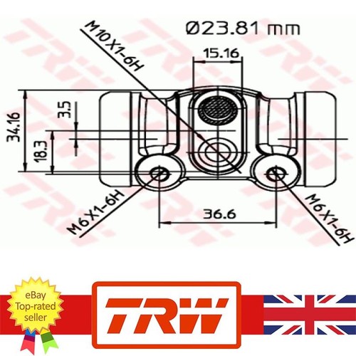 Wheel brake cylinder - wheel,