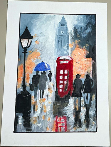 London street scene - scene, original