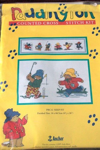 Paddington bear cross - , stitch