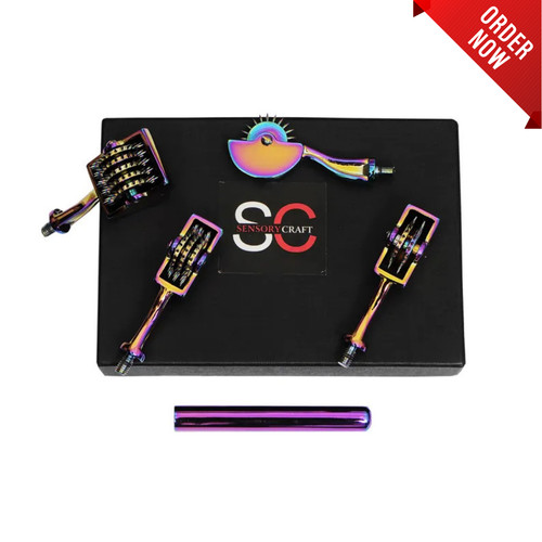 Rainbow wartenberg pinwheel - rainbow,
