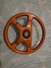 O.B.A. Wood Steering Wheel, With Boss For Mercedes