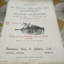 Ransomes Dauntless 15A/19A/20A