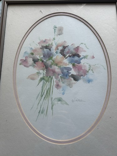 Two floral watercolour - two,