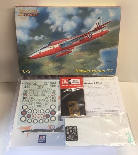 Xtrakit hawker hunter 1 - t7, 1/72