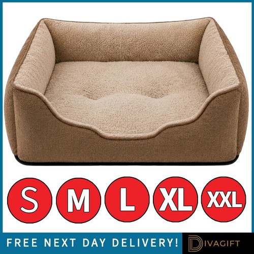 Brown pet dog bed - pet,