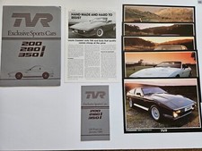 TVR 200 280I 350I SALES BROCHURE PACK 1983 1984
