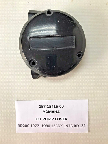 Genuine yamaha oil pump cover - genuine,