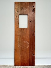 206 - Vintage Reclaimed Iroko School Science Lab Worktop / Table