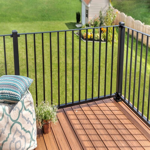 Wrought iron decking railing - iron,