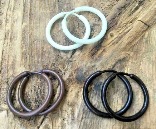 Hypoallergenic endless hoops - , 2