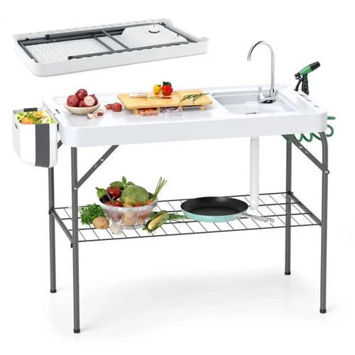 Costway foldable fish cleaning - costway,
