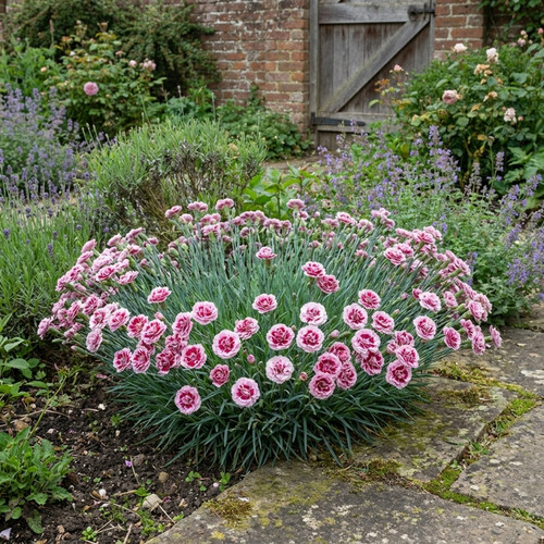 Dianthus raspberry sundae - raspberry,