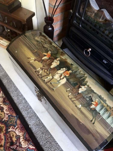Antique hand painted wooden - antique, hand-painted