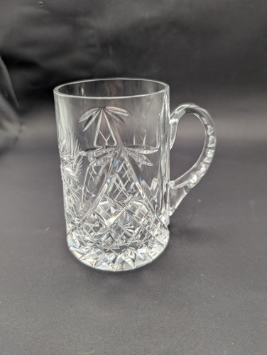 Vintage crystal tankard - crystal,