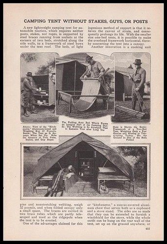 Collapso auto tent 1923 - collapso,