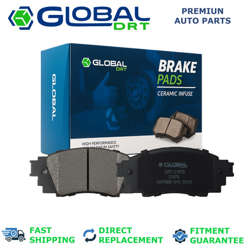 Ceramic rear disc brake pads - ceramic,
