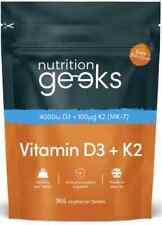 Vitamin D3 4000 iu & Vitamin K2 MK7 100μg- 1 Year Supply, Vitamin D3 K2 365 Tabs