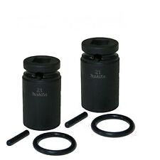 2 x Makita 134833-2 1/2" 21mm Scaffolders Impact Socket 52mm Long Retaining Pin