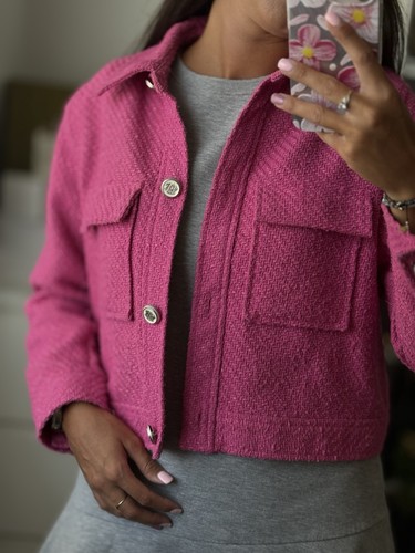 Women zara pink - pink, tweed
