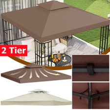 Garden BBQ Gazebo Top Cover