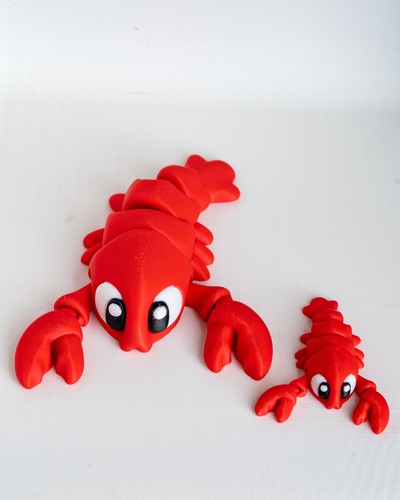 Articulated lobster printed - articulated,